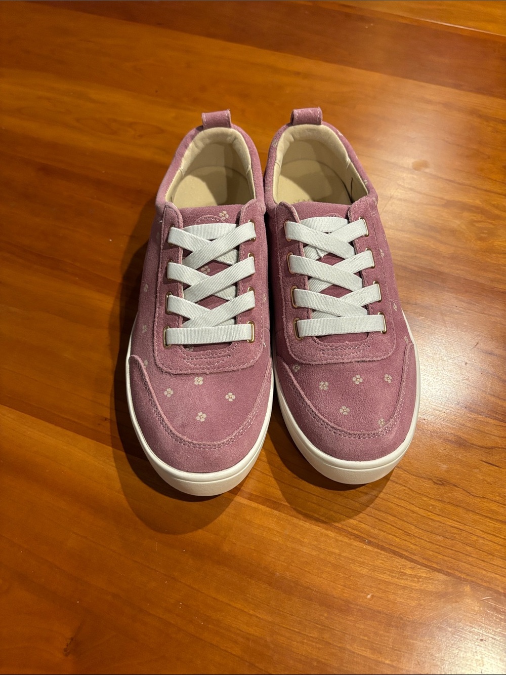 REVITALIGN Orthotic Floral Suede Casual Sneakers Mid Width